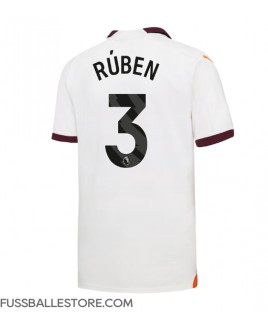 Günstige Manchester City Ruben Dias #3 Auswärtstrikot 2023-24 Kurzarm
